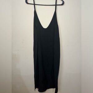Everlane Black Spaghetti Strapped Dress